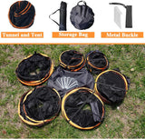NEW Retails $165+, Fairy Baby 6 in 1 Indoor/Outdoor Cat Enclosure, Cat Tunnel for Outside Small Animals, Dog Tent DIY Play House Foldable Playpen Enclosures for Rabbits, Cats, small pets