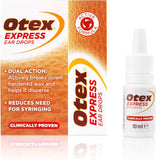 NEW Otex Express Ear Drops for Hardened Ear Wax, 10ml