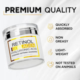 NEW Retinol Cream for Face - Face Moisturizer with Hyaluronic Acid, Collagen - Lightweight Day and Night for Women and Men - Facial Cream, Neck & Décolleté - Non-Comedogenic, 50 ML, BB: 09/28