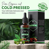 NEW Sealed, 100ml Organic Castor Oil with 2X Eyelash Kit 100% Pure and Natural Cold pressed castor oil for Haircare and Skincare – Promotes Lash and Brown Growth for a Natural Look, BB: 02/27