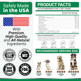 NEW Dog Allergy Relief Chews - Dog Itching Skin Relief Treatment Pills - 170 Treats - Anti-Itch Chewables - Itchy and Paw Licking - Hot Spots - Omega 3 Fish Oil - Dry Skin & Coat Supplement, BB: 03/28