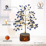 NEW Lapis Lazuli Tree - Gemstone Tree - Natural Lapis Stones - Crystal Tree for Positive Energy - Artificial Money Tree - Gem Tree Stones - Reiki Decor