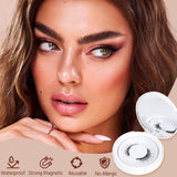 NEW Magna Magnetic Eyelashes without Eyeliner Magnetic Lashes Natural Look Reusable Magnetic Eyelashes Kit with Applicator, Wispy False Eyelashes No Glue or Liner Needed