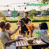NEW Fly Fan for Tables, Flowerpot Quads Design, Indoor&Outdoor Use, Hanging or Tabletop Placement, Food Fans for Camping, Picnic, USB&Battery Powered (4 Packs）