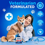 NEW Sealed Rrobiotics for Dogs - Support Gut Health, Itchy Skin, Allergies, Immunity, Yeast Balance - Dog Probiotics and Digestive Enzymes with Prebiotics - Reduce Diarrhea, Gas - 90 Probiotic Chews for Dogs, BB: 08/26