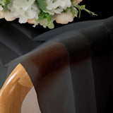 NEW Black Sheer Curtains Window Draperies 2 Panels, Size - 96x64inch - Retails $65