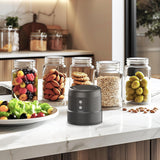 NEW Mason Jar Vacuum Sealer Kit, Upgraded Dual-Head Auto-Stop Mason Sealer, Fits Wide & Regular Mouth Jars | Quiet, Portable & Rechargeable for Food Storage, Fermentation, Canning Easy & Save Time