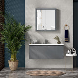 NEW kleankin 27" x 30" Medicine Cabinet, Wall Mounted Bathroom Mirror Cabinet with Mirrored Doors, Adjustable Shelves and Soft Close Mechanism, White, Retails $125