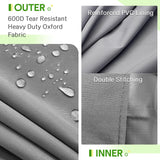 NEW Retails $60, U-MAX Patio Furniture Set Cover, Outdoor Patio Table and Chair Set Covers for Backyard, Waterproof & Large Rectangle Patio Table Cover, 72" L X 48" W X 30" H