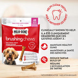 NEW Sealed Milk-Bone Brushing Chews Dental Dog Treats, Chicken Flavour Dental Chew, Helps Clean Teeth and Reduce Bad Breath, For Small Dogs, 48 Treats (Pack of 1), BB: 08/27
