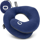 NEW Retails $60, BCOZZY Chin Supporting Travel Pillow Supports the Head, Neck and Chin in in Any Sitting Position. A Patented Product. Adult Size, NAVY, Large