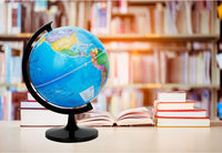 NEW EXERZ 12" (30cm) World Globe Political Map - English - Large Educational Geographic School Globe - 30cm Diameter - Retails $64+