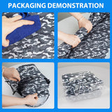 NEW Retails $104, Waterproof Kayak Canoe Cover Accessories,Boat Outdoor Oxford Storage Marine Cockpit Dust Cover UV Protection Ultra Strong Sunblock Shield for Fishing Boat/Kayak/Canoe, Camo, 15-16.4 Ft
