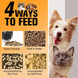 NEW 100g Premium Freeze-Dried Chicken & Krill Pet Food | 100% Natural, High Protein & Omega-Rich, Easy to Digest for Cats & Dogs (S, Chicken) (Chicken and Krill 100g), EXP: 10/06/2026