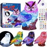 NEW Paint Your Own Owl Lamp Kit, Art Supplies Crafts Kit, Painting Kit for Kids 6-8, Arts and Crafts for Kids Ages 8-12, Toys for Girls Boy Birthday Gifts for Kids