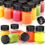 NEW YZXODN 25 Pack 2 oz Plastic Shot Bottles with Cap, Empty Containers for Ginger, Juice, Liquids, Sample, Reusable Small Wide Mouth Travel Bottles for Valentine's day DIY, Weddings, Parties