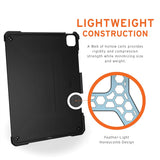 NEW UAG Designed for iPad Pro 12.9" (6th Gen 2022, Fits 3rd,4th, 5th &amp; 6th Gen) Case Metropolis Rugged Heavy Duty Protective Cover Multi-Angle Viewing Folio Stand with Pencil Holder, Black, Retails $99+