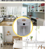 NEW Top-Fill Cool Mist Humidifier with 3-Speed Modes, Easy-to-Clean Aroma Essential Oil Diffuser, Quiet Rapid Ultrasonic Humidification, Digital Display, 360° Nozzle for Home, and Plants