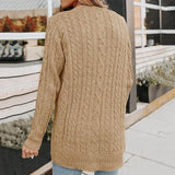 NEW Women's Lightweight Long Ribbed Cardigan Sweater Loose Button Front Thick Knit Cardigans Long Sleeve Sweater Pullover, Sz XL