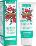 NEW Numbing Tattoo Cream Before Tattoo, Painless Tattoo Cream Maximum Strength Last 6-8 Hours, Natural Cream Tattoo for Tattoos with Aloe Vera, Vitamin E, Lecithin, Gentle & Safe, 1 Pack