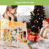 NEW Retails $57, GRANNY SAYS Kids Bookshelf and Toy Storage Organizer, Nursery Book Shelves with 3 Compartments, Toddler Bookshelf for Kid Rooms Playroom, Baby Bookcase for Organizing Plush Toys Stuffed Animals, White