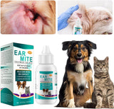 NEW Sealed Dogs Earmite Pet Ear Canals Cats Earmite Oil Ear Mitetreatment For Dogs And Cats Pet Ear Wash Pet Ear Cleaners, BB: 11/28