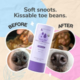 NEW kin+kind Nose & Paw Balm Stick for Dogs & Cats, USDA Certified Organic, Natural Moisturizer with Coconut Oil & Shea Butter, Lick-Safe, 50g, BB: 12/26