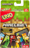 NEW Uno Minecraft Video Game Themed Trading Card Game, 112 Cards with Character Images, Gift for Fans Ages 7 and Up