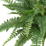 NEW Nearly Natural 6032-S2 40” Boston Fern (Set of 2), 2 Piece, Green, Retails $102! Includes 2 Fern stems to create your own planters!