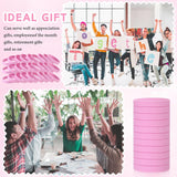 NEW Retails $40, Liliful 100 Pcs Silicone Rubber Wristbands Rubber Wristband Bracelet Bands for Silicone Wristbands for Women Men (Pink)