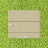 NEW Retails $57, Outsunny 8.2' x 8.4' Retractable Pergola Canopy Replacement for 10' x 10' Frame, Pergola Cover Replacement (Cover Top Only), Beige