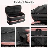 NEW Retails $55, Travel Carrying Case for Hair Dryer for Shark FlexStyle Hair Dryer Bag Double-Layer Beauty Styler Organizer Hair Tool Storage Bag Hairdryer Accessories Black Case