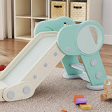 NEW Retails $73, Qaba Toddler Slide Indoor, Foldable Kids Slide for Boys Girls 1.5-3 Years Old, Green