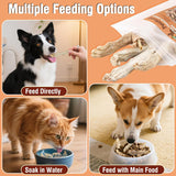 NEW Freeze Dried Dog Treats, All Natural Dog Chews, Single Ingredient Dehydrated Rabbit Feet for Dogs High Protein Training Snack for Small Medium Large Dogs (1.76oz), BB: 06/27