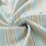 NEW Tremiti Aqua Starfish Sea Polyester Farmhouse Shower Curtain, Printed Green Striped Ocean Waterproof Modern Beach Bathroom Curtains, 72" W x 72" L