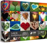 NEW Heart Shaped Puzzles for Adults 1000 Pieces and up, PICKFORU Love Puzzle as Wall Decors, Valentine's Day Puzzle for Puzzle Lovers