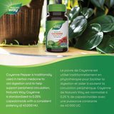 NEW Sealed Nature's Way Cayenne Pepper 40,000 HU, 450 mg per serving, 100 Vegetarian Capsules