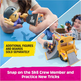 NEW Tech Deck Sk8 Crew 2-in-1 Transforming Ultra Sk8 Bus & Storage with Fingerboard & Figure, Collectible Mini Skateboards, Kids Toys for Ages 5 and up