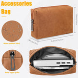 NEW HYZUO 13.3-14 Inch Laptop Sleeve Cover with Case Stand Feature for MacBook Pro 14 M3/M2/M1 Pro/Max A2992 A2918 A2779 A2442 2021-2024, 13.8/13.5 Surface Laptop 7-1, MacBook Air 13 2012-2017, Brown