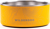 NEW Wilderdog Stainless Steel Dog Bowl with Extra Durable Kitchen-Grade BPA-Free Stainless Steel with Non-Slip Rubber Ringed Bottom (Mustard, 64 oz) Retails $82+