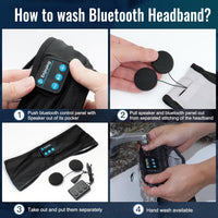 NEW Sleep Headphones Bluetooth Headband, Wireless Earbuds Sleeping Music Headphones with Thin Speakers, Cool Tech Gift for Side Sleepers, Workout, Jogging, Yoga, Insomnia, Travel, Meditation