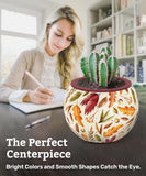 NEW PieceRelax 3D Puzzle Planter 80 Pieces - Flower Pot - Dancing Leaves in Fall, Home Decor Flower Pots for Indoor Cactus, Succulents Pots