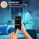 NEW Energizer Connect Smart A19 LED White & Multi-Color RGB Light Bulb with Voice Control and Remote Access Through Your Smartphone | Compatible with Alexa and Google Assistant Retails $30+