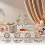 NEW Retails $48, Green Jade Tree of Life – Positive Energy Decor – Crystal Home Gifts – Meditation & Spiritual Decor – Feng Shui Money Tree – Jade Crystal Desk Decoration