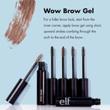 NEW e.l.f. Cosmetics wow Brow Gel - Taupe, 0.123 Ounces