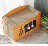 NEW Retails $59, ikeoat Cat Scratcher House, Cat Cardboard Box with 2 PCS Cat Scratch Pads, Sofa Shaped Scratcher Cat Toy for Indoor Cats, Easy to Assemble