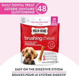 NEW Sealed Milk-Bone Brushing Chews Dental Dog Treats, Chicken Flavour Dental Chew, Helps Clean Teeth and Reduce Bad Breath, For Small Dogs, 48 Treats (Pack of 1), BB: 08/27