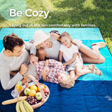 NEW Retails $43, OCOOPA Sandproof Beach Blanket Waterproof, Extra Large 8 Persons Family Size 10'X9.2', Comfortable Parachute Nylon, Cozy& Chic, Compact& Light, Reinforced Windproof, 4 Stakes&1 Travel Bag