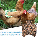 NEW 5 PCS Chicken Saddle Hen Apron with 20 PCS Chicken Leg Rings, Standard Hen Saddles with Wing Protectors, Hen Apron with Jacket Straps Poultry Protector Apron Suit for Small, Medium and Large Hens