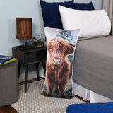NEW Life Comfort Animal Body Pillow, Highland Cow 16"x36" Decorative Wildlife Soft Cushion for Bed, Soft, Couch, Great Gift for Home (Copy) (Copy)